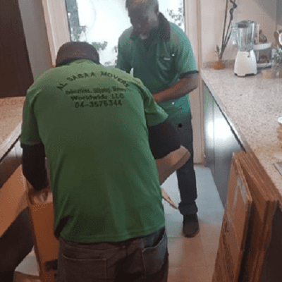 Saba Movers team loading a truck